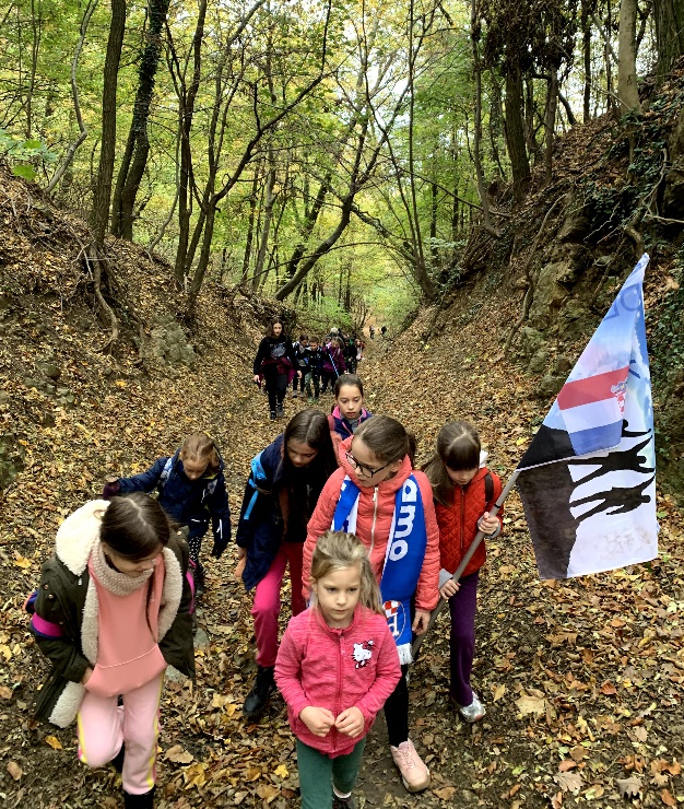 Hod prema planinarskom domu Risnjak na Medvednici