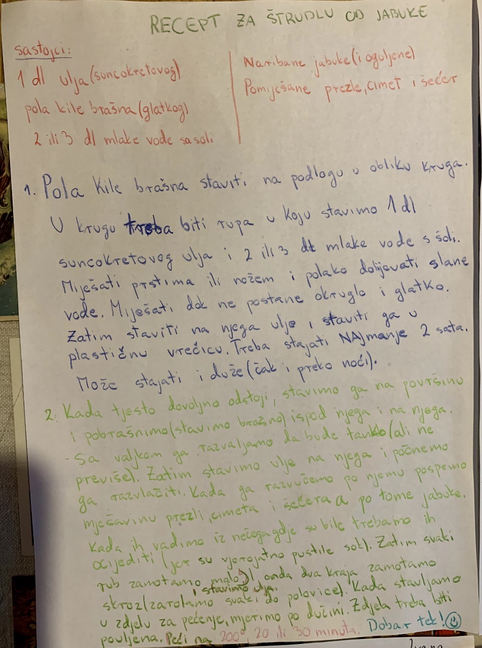 Pobjednički recept štrudle
